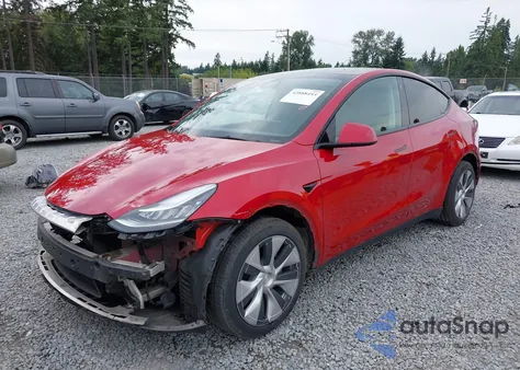 2021 Tesla Model Y Long Range Dual Motor All-Wheel Drive from USA, damaged, VIN 5YJYGDEE9MF203809